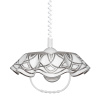 PREZENT 74197 B05 LYRA ACRYL 1xE27/60W,WHITE/DECOR,PENDANT