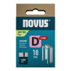 NOVUS tenké, ploché drôtené sponky typ D, 53 F/18 mm/ D-Point, 600 ks