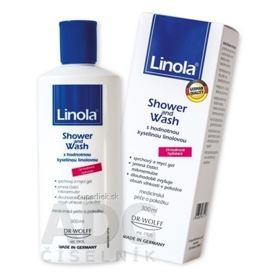 Linola Shower und Wasch emulzný gél 1x300 ml, 4048882152550