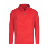 STEDMAN CLASSIC FLEECE HALF-ZIP / Pánska fleecová mikina s 1/2 zipsom - scarlet červená L