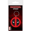 Prívesok na kľúče gumová Deadpool logo