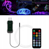 Osvetlenie okolia LED RGB Optické vlákno Osvetlenie interiéru auta 3M