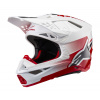 přilba SUPERTECH S-M10 UNITE, ALPINESTARS (červená/bílá) 2024 M140-2207