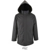 SOL´S ROBYN / Pánska parka - charcoal grey XXL