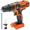 BLACK+DECKER Aku príklepový vŕtací skrutkovač 18V, bez aku BDCH188N