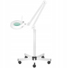 Lampa s lupou LED S5 + statív s LED, regulácia intenzity bieleho svetla
