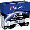 Média VERBATIM M-DISC BD-R SL 25GB, 4x, printable, jewel case 5 ks (43823)