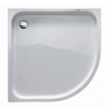 Duravit D-Code - Sprchová vanička štvrťkruhová 90x90 cm, Antislip, alpská biela 720108000000001