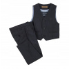 Teplaková súprava - Cool Club 92 Čierny detský oblek (Cool Club Boy's Opevnená sada r 92)