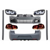 KITT Complete Body Kit suitable for VW Golf VI 6 MK6 (2008-2013) R20 Design with Headlights LED RHD and Taillights Dynamic Turning Light