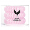 HH SIMONSEN Hair Cuddles Light Pink 3ks - špirálové gumičky do vlasov - svetlo ružové