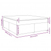 vidaXL Posteľný rám boxspring s matracom krémový 180x200 cm látka - Krémová - 206580-140208