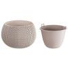 Prosperplast Splofy Bowl kvetináč 29 cm mocca DKSP290