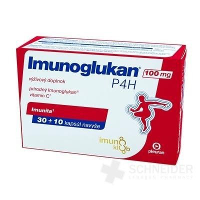 Imunoglukan P4H 100 mg cps (inov. 2021, imunoklub) 30+10 navyše (40 ks)