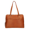 Dámska kožená kabelka na notebook The Chesterfield Brand Alice - koňak