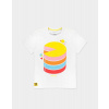 Pac-man - 3D Pac-man Men's T-shirt Velikost: 2XL, Barva: White