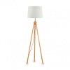 Stojanové svietidlo Ideal lux 089805 YORK PT1 WOOD 1xE27 60W