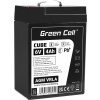 GREEN CELL 4Ah Batéria AGM CUBE VRLA IP54 6V