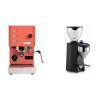 Profitec GO, red + Rocket Espresso FAUSTO 2.1, black