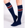 Yoclub Dievčenské bavlnené podkolienky SKA-0048G-AA00-003 Navy Blue 31-34