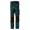 RIMECK Kalhoty Vertex Camo W09, do pasu, pánské MAL-W09C1L7 Maskáčová/petrolejová 56 dlouhá
