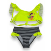 Dievčenské plavky zelenej farby 01 Zelená 104