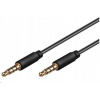 Kábel PremiumCord kjack4mm minijack 3,5 mm - minijack 3,5 mm 2 m