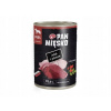 Vlhké krmivo pre psov Pan Mięsko morka s jeleňom 400 g