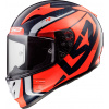 LS2 FF323 ARROW C EVO STING BLUE FLUO ORANGE