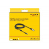 Delock Kabel audio převodníku s vysokým rozlišením, ze třípinového XLR analogový na USB Typ-A digitální, 3 m