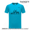 Tričko RANGER® - JELENIA RODINKA 4XL Modrá