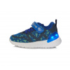 Chlapčenská športová obuv D.D. step F61-528AL Royal Blue LED 30-35