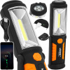 Aku LED pracovné svietidlo JF701AU-COB(3W)+5 LED Premium Line, Verke V87521