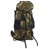 Turistický batoh maskáčová zelená 80 l oxfordská látka-ForU-4009969