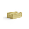 Skladacia prepravka midi Made Crate - lemon cream