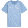 Puma Manchester City Prematch Shirt 2024 2025 Junior Blue 7-8 rokov