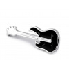 Brošňa / odznak do klopy gitara, lietadlo - čierna gitara