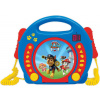 Lexibook Prenosný CD prehrávač s 2 mikrofónmi Paw patrol