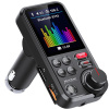 Verk Bluetooth vysílač 5.0 fm reproduktor USB qc tf bass LCD12-24v