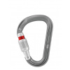 Karabína Petzl Attache Screw-Lock - gray