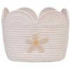 Childhome Kôš Kvetina Off White 30x20x15 cm