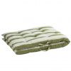 MADAM STOLTZ Bavlnená matrac Green / White Light blue / Grey 70 × 180 cm