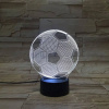 3Dmix 3DL-BTC041 – 3D LED nočná lampa - Futbalová lopta (Bluetooth reproduktor - farba čierna)