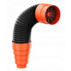 Pripojovacia rúra KRONOFLEX PREMIUM 125 mm so spätným ventilom 60 cm