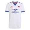 adidas Men's France Rugby Away Short Sleeve Six Nations 2026 Shirt White S