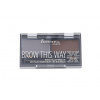 Rimmel Brow This Way set na obočie 3 Dark Brown 1,1 g