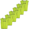 Sondico 6 Pack Mesh Hi Viz Training Bibs Yellow Mens