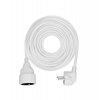 Solight 1z prodlužovací přívod - spojka, 15m, 3 x 1,5mm2, bílá (PS12)