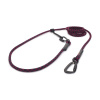 Tamer Lanové vodítko EASY LONG twist-lock střední pes (3,5 m) černá s růžovým prošitím