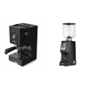 Gaggia Classic UP, black + Eureka Atom Specialty 75, black